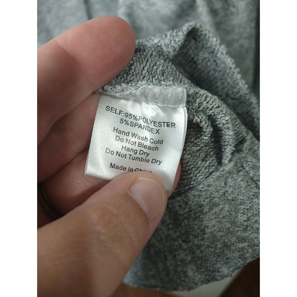 Mod Ref Woman M Duster Grey Pullon Casual Comfort Pocket Long Sleeve - Picture 7 of 8